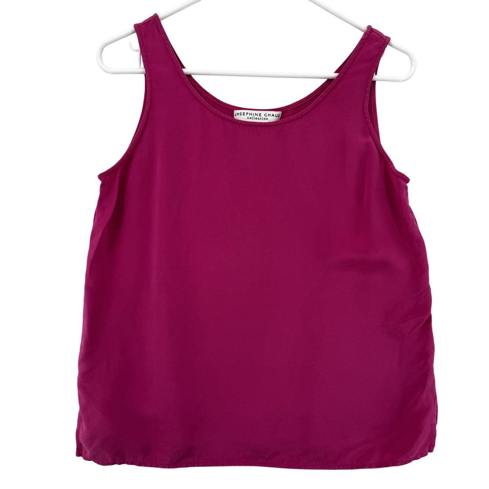 Josephine Chaus Tank Top Womens 4 Silk Sleeveless Blouse Lightweight Shell